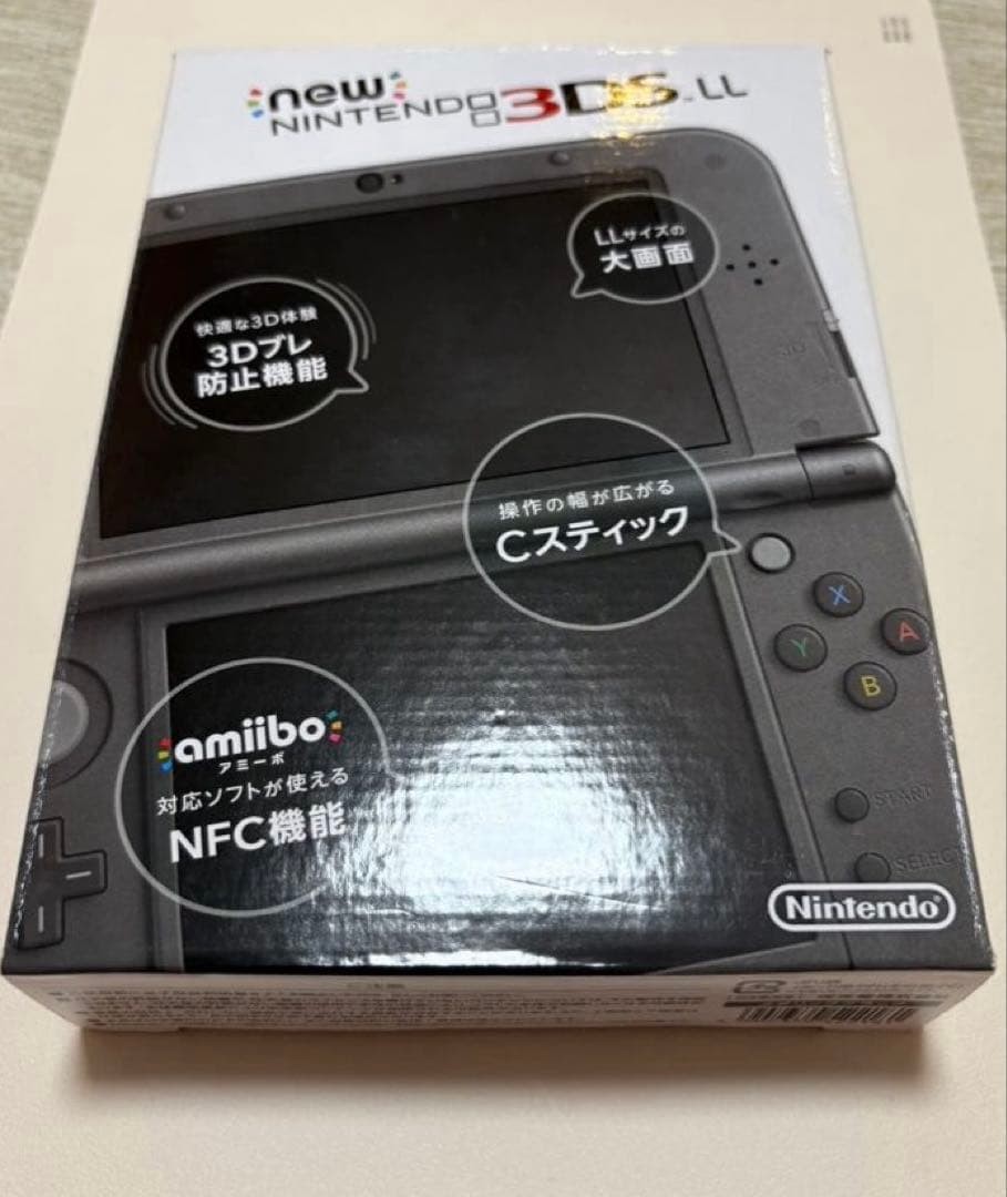 3DS/2DS/DS New Nintendo 3Ds Ll Body Metallic Black Complete Item Japan