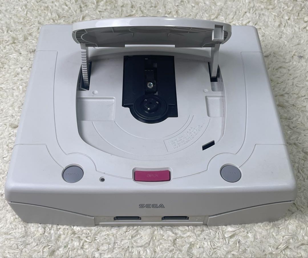 Sega Saturn HST-0014 Console Used and Tested from Japan It is pure white