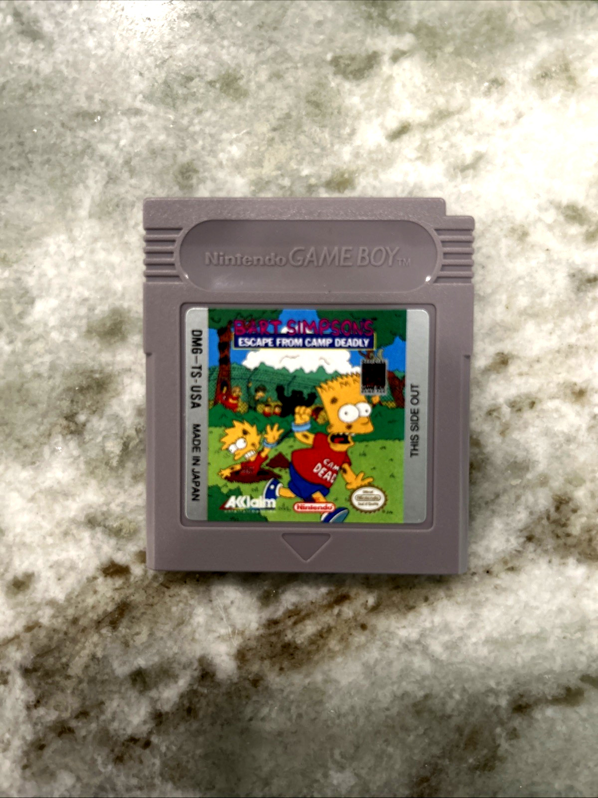 GameBoy Color Clear Atomic Purple Console Nintendo With 10 Games