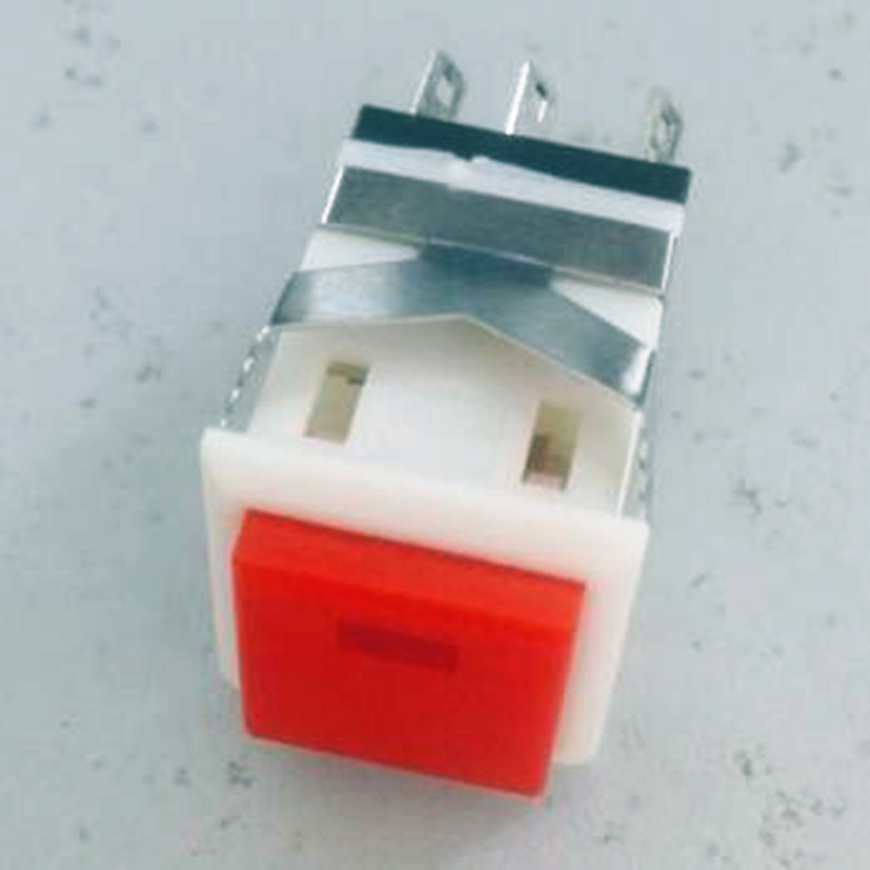 1 Red Push Button DPDT OFF-(ON) Momentary Switch,RKD2