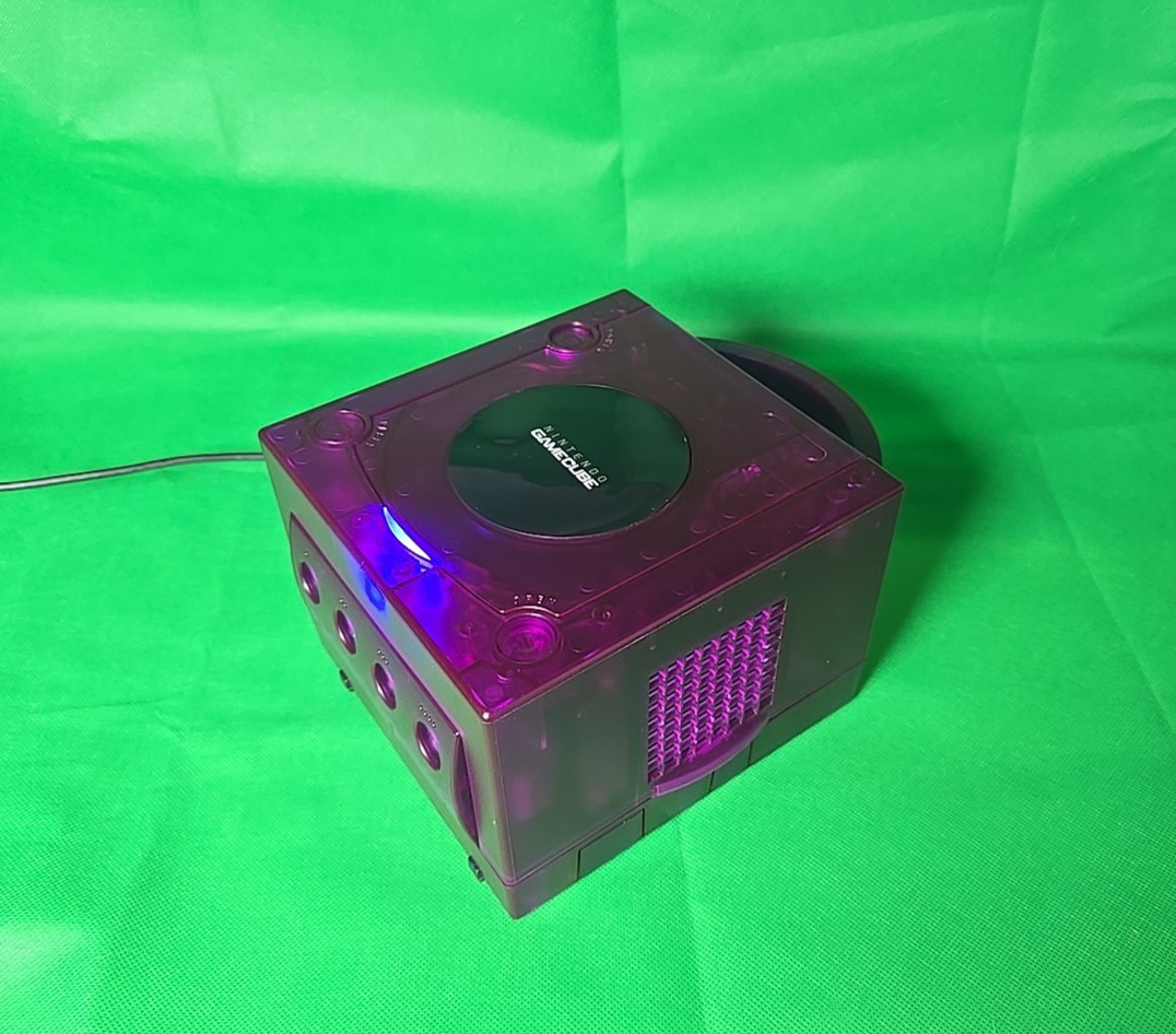 Nintendo GameCube Purple Transparent Console US NTSC-U/C Blue LED