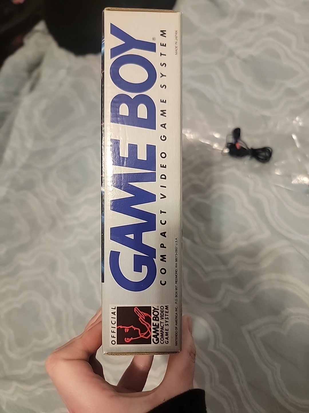 Gameboy Compact Video Game System DMG-01 – BOX, CORD & HEADPHONES NO GAMEBOY