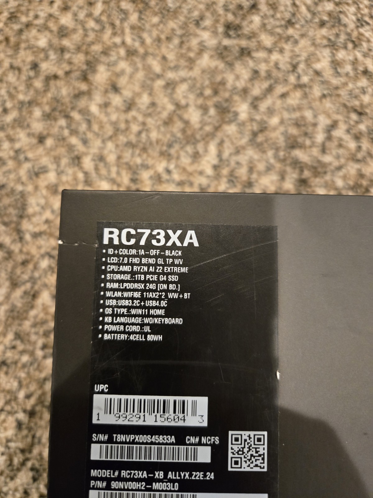 Asus ROG Xbox Ally X RC73XA Handheld Game System 24GB RAM 1TB Black
