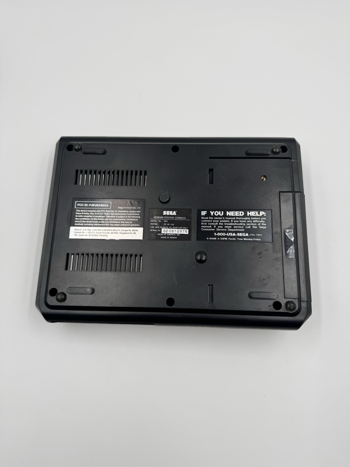 Sega Genesis Model 1601 Gen 1 Console System Tested
