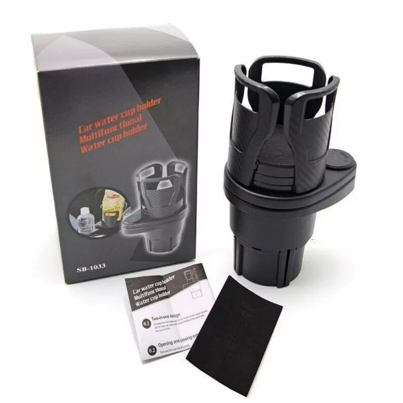 Car Cup Holder Multifunction 4 In 1 Adjustable Dual Cup Holder Expander Adapter