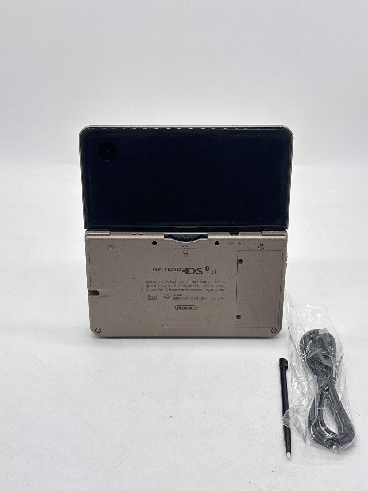 Nintendo DSi LL UTL-001 Brown Console #412 w/ Stylus & Charger BAD DISPLAYS AS I
