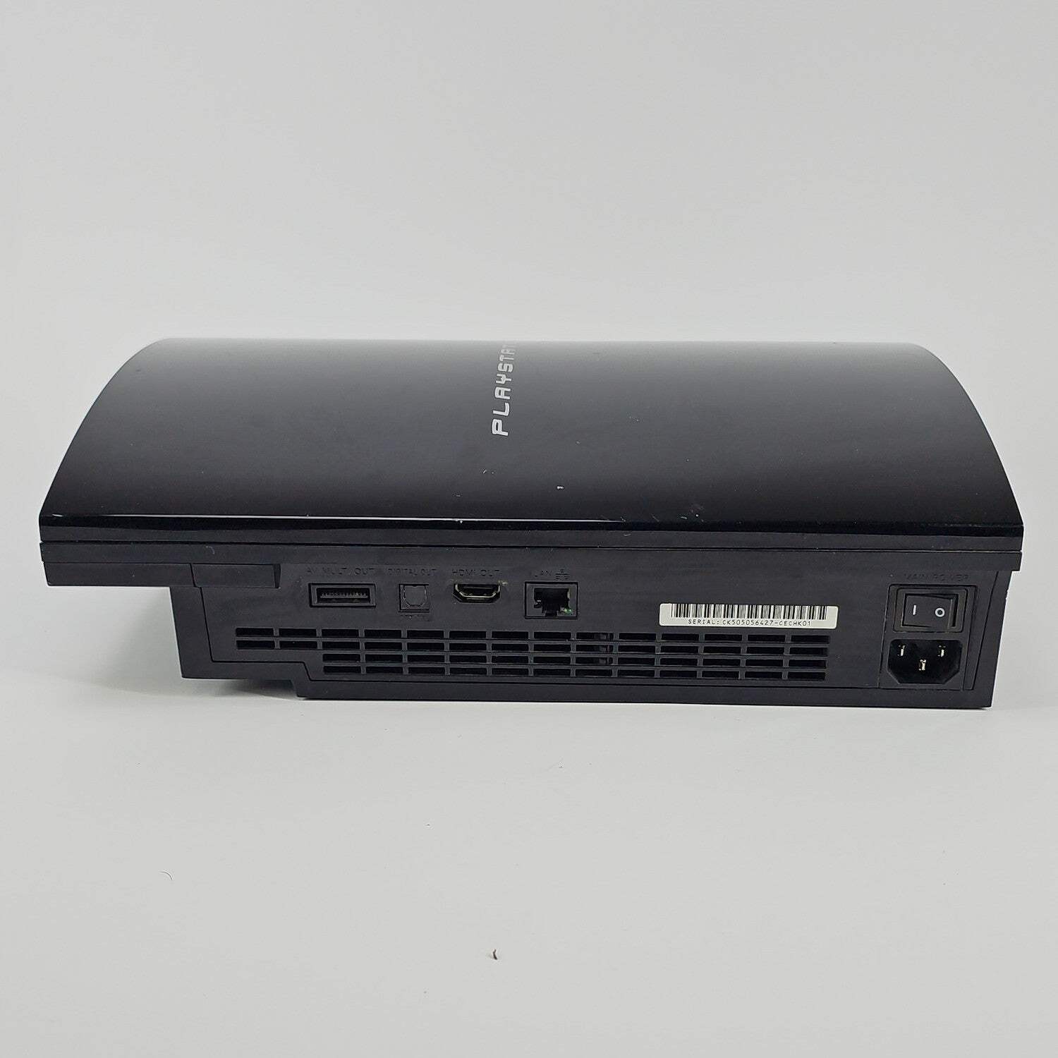Sony PlayStation 3 Fat PS3 80GB Black Console Gaming System Only CECHK01