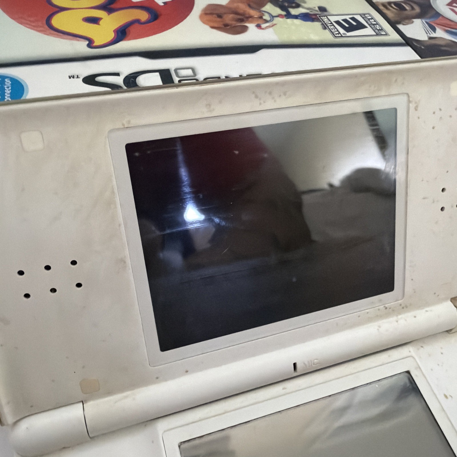 Nintendo DS Lite Original Handheld System Games Console White W/Games READ