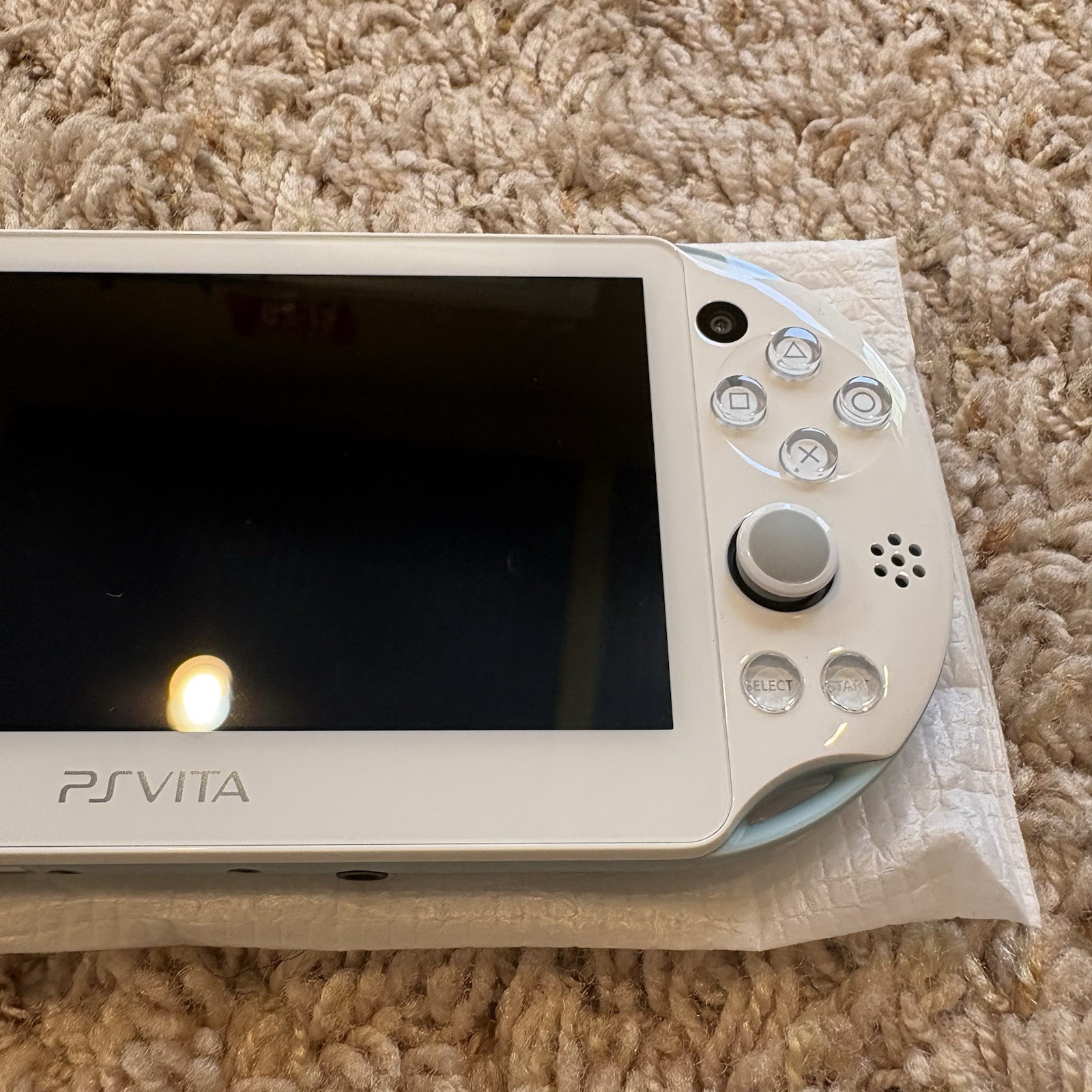[Excellent] PS Vita PCH-2000 ZA14 Light Blue / White Sony Playstation Boxed