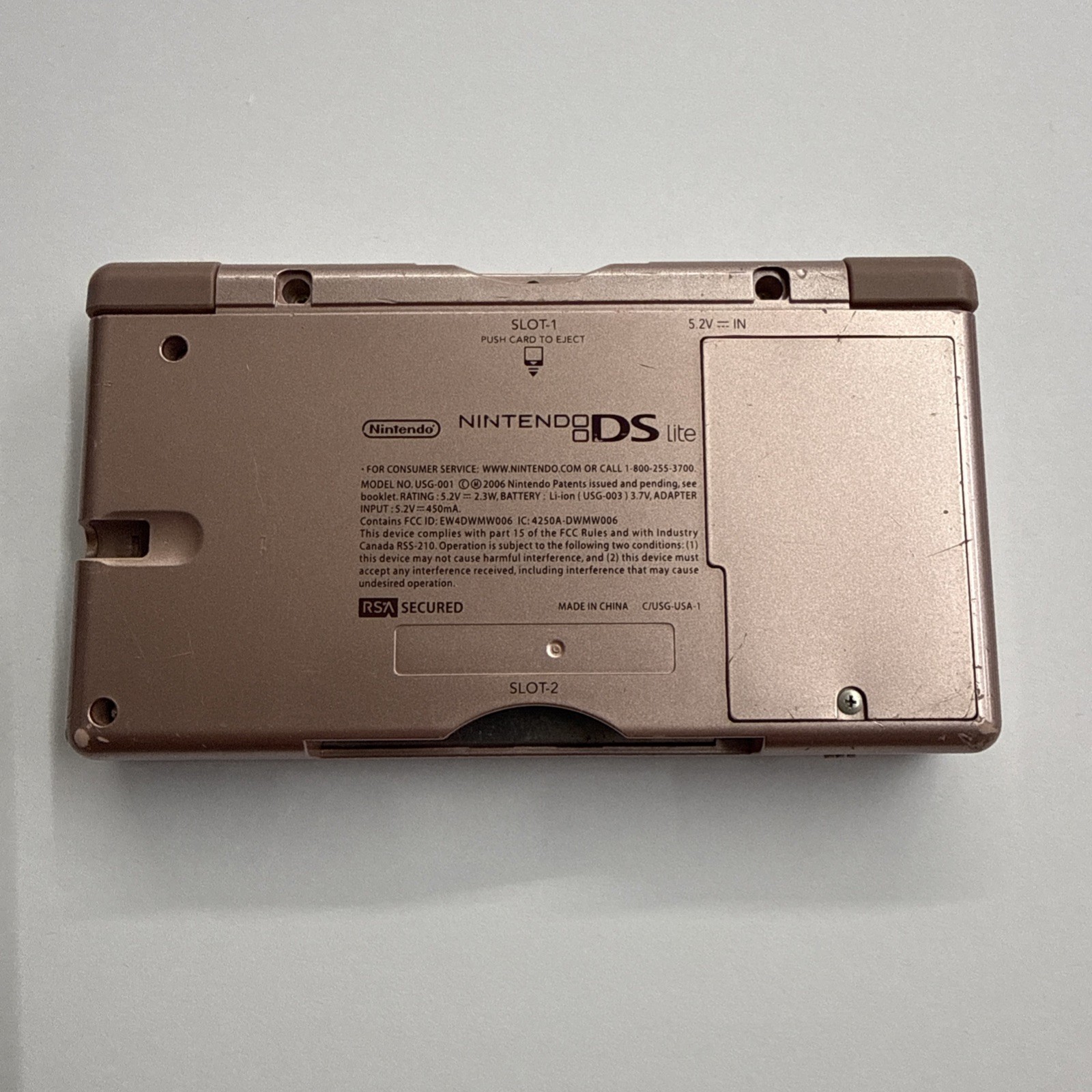 Ds – Nintendo DS Lite Nintendogs Best Friend Metallic Rose Console Tested 2945