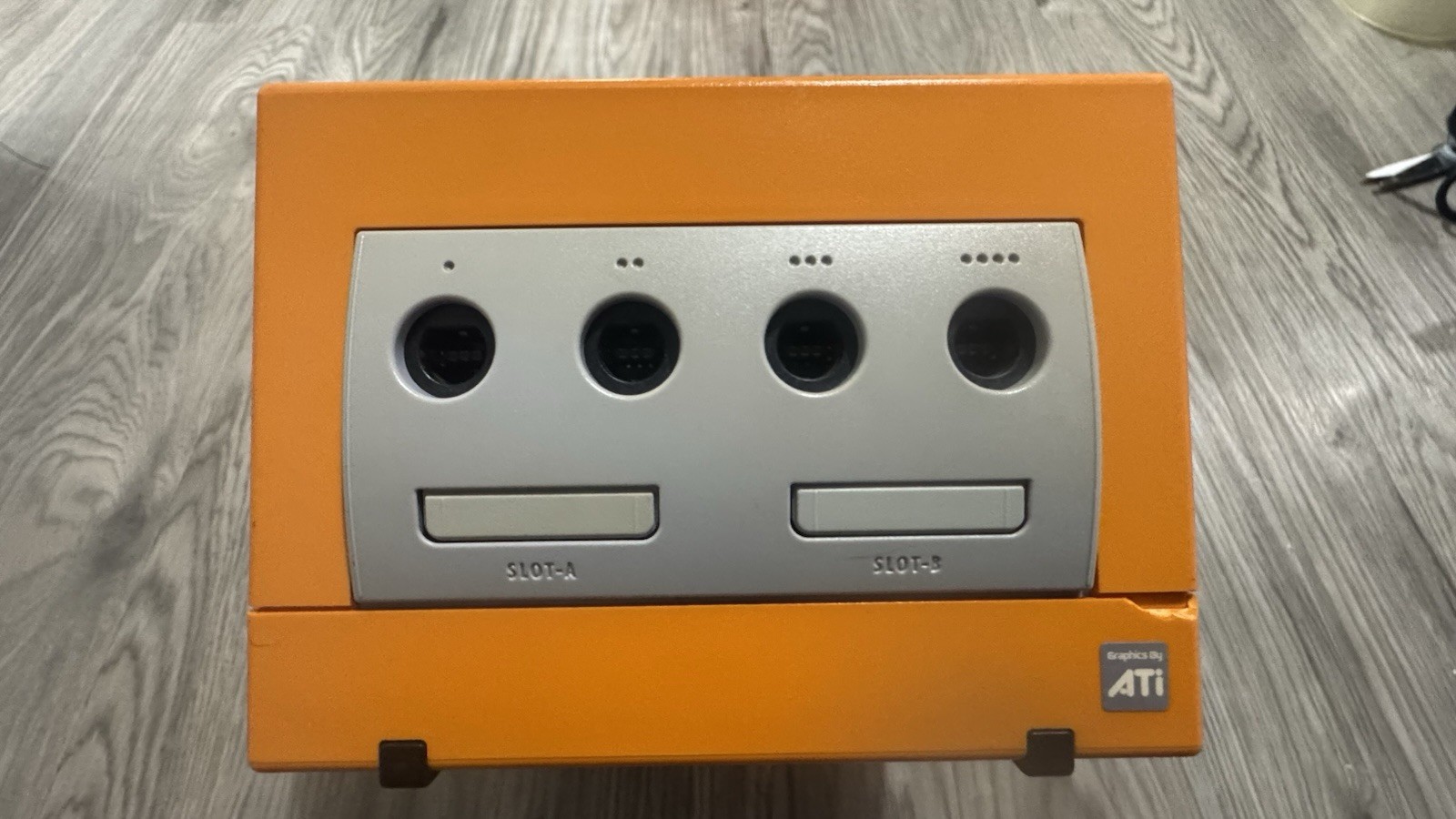 Nintendo GameCube System Spice Orange DOL-101 Disk Drive DOES NOT WORK