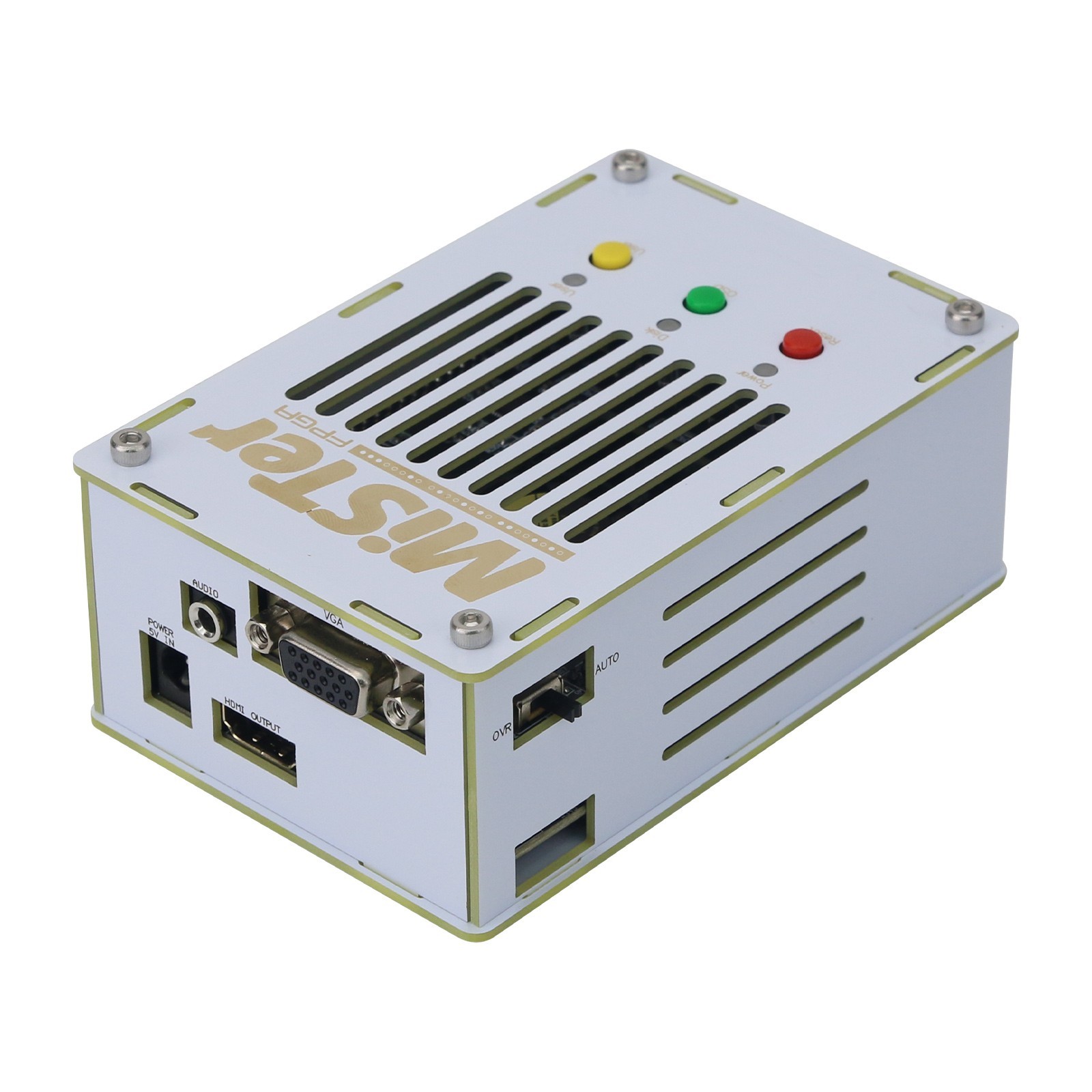 Mini MiSTer Game Console Cyclone V FPGA Board White Case w/ 32GB TF Card