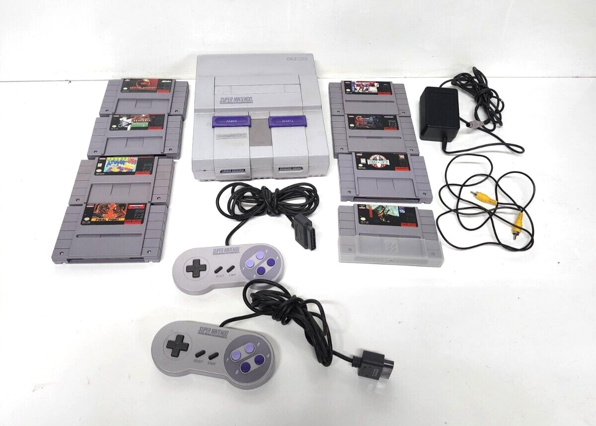Super Nintendo W/ Games