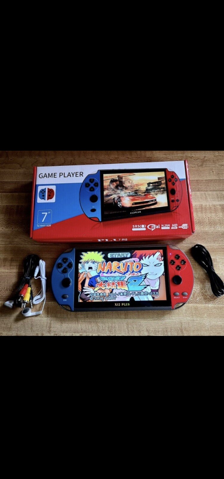 Handheld Game Player 7.1” 16 GB Built-in 3,000 Classic Games Installed