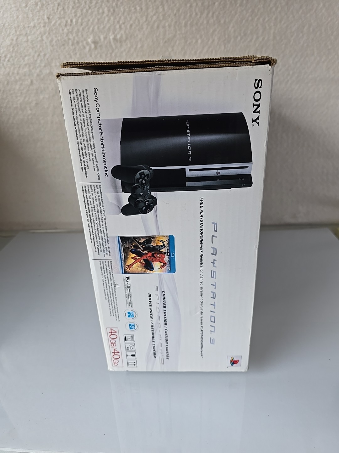 Sony PlayStation 3 PS3 Spiderman 3 Launch Edition 40GB Console CECHG01