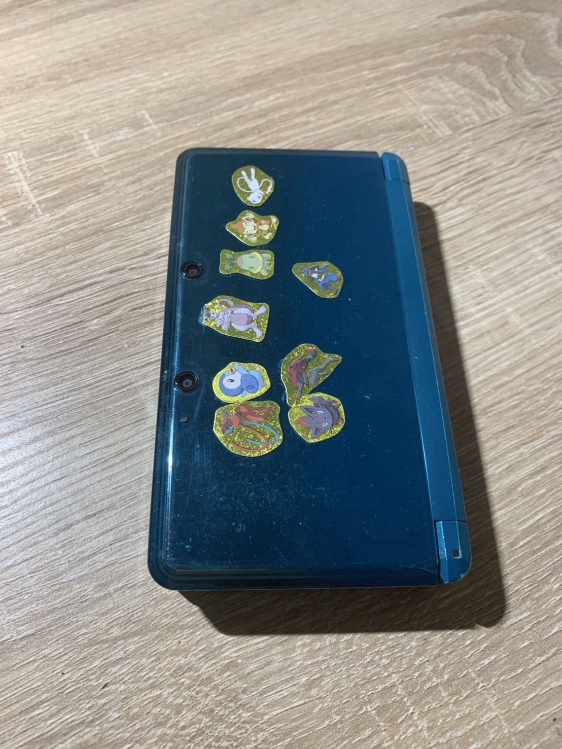 2081 Nintendo 3DS Aqua Blue For Parts