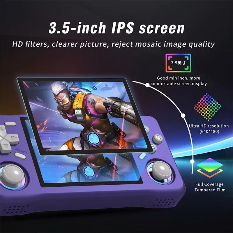 Portable Retro Handheld Game Console with 18000+ Games and 3.5-Inch Screen