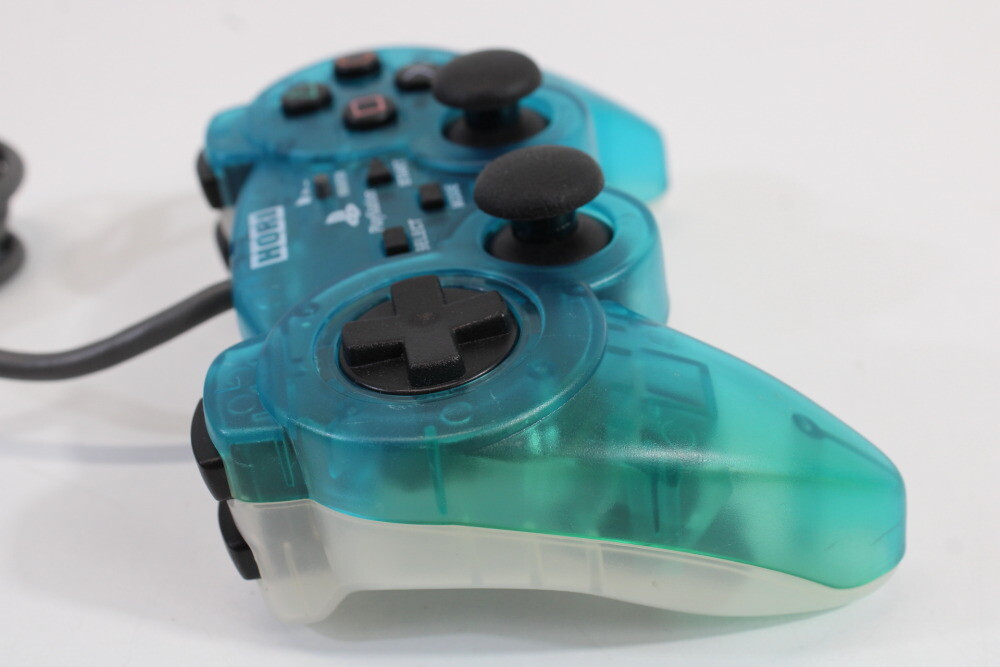 Hori Clear Blue x White Analog SIndou Pad Controller Playstation PS2 DualShock 2