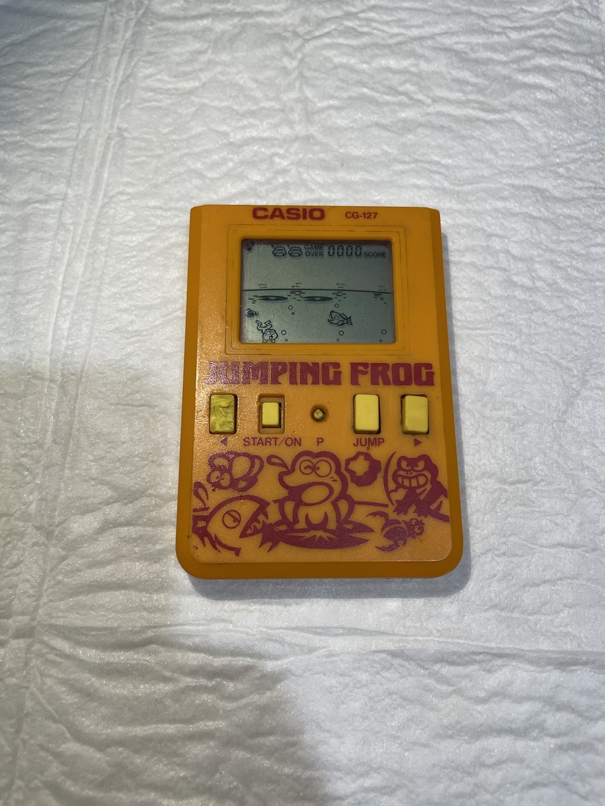 1988 Casio Jumping Frog CG-127 Handheld LCD Electronic Game – Working Rare -read