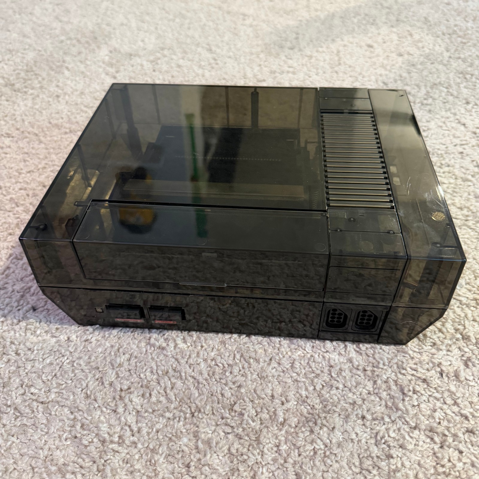 Custom Transparent Black Nintendo Entertainment System Console NES Bundle
