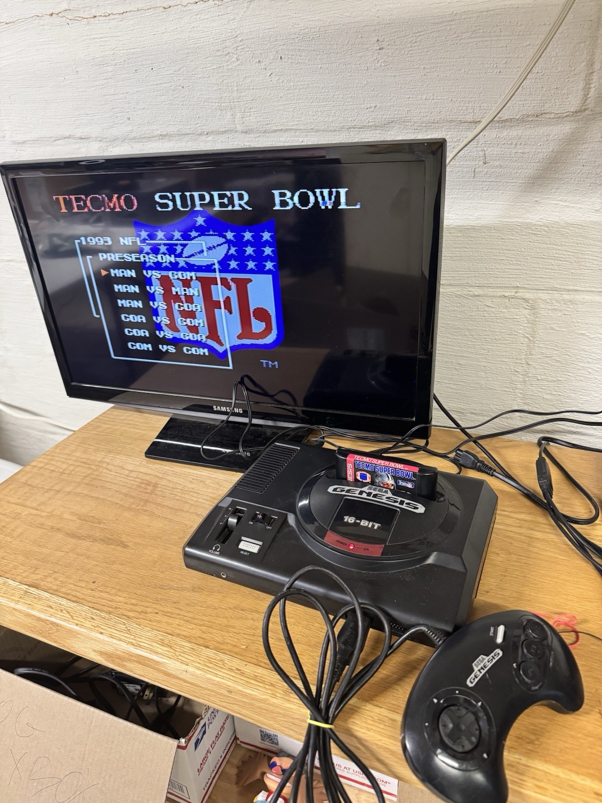 Sega Genesis Model 1601 Gen 1 Console System Tested
