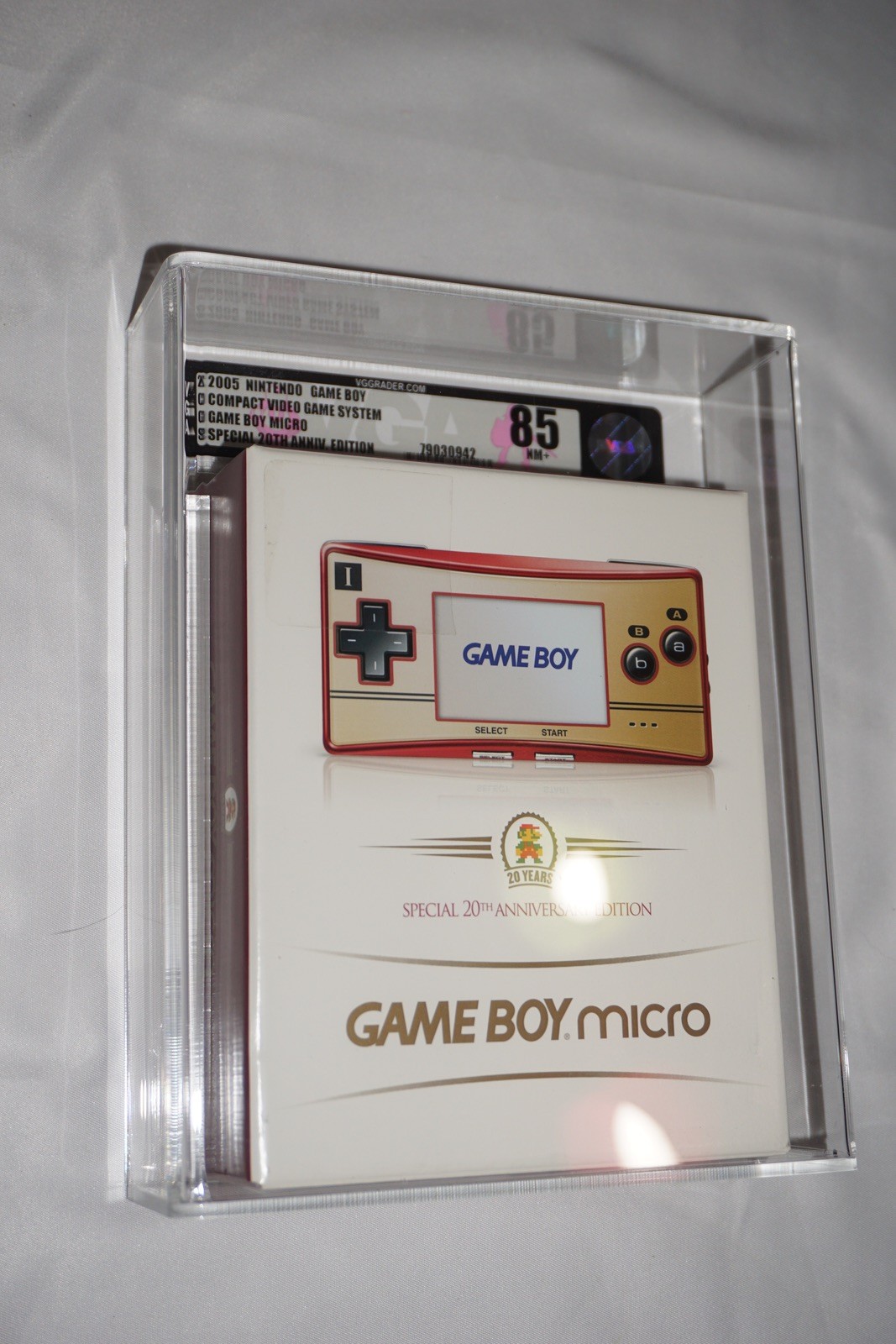 Special 20th Anniversary Nintendo Game Boy Micro Gameboy NEW Sealed VGA 85