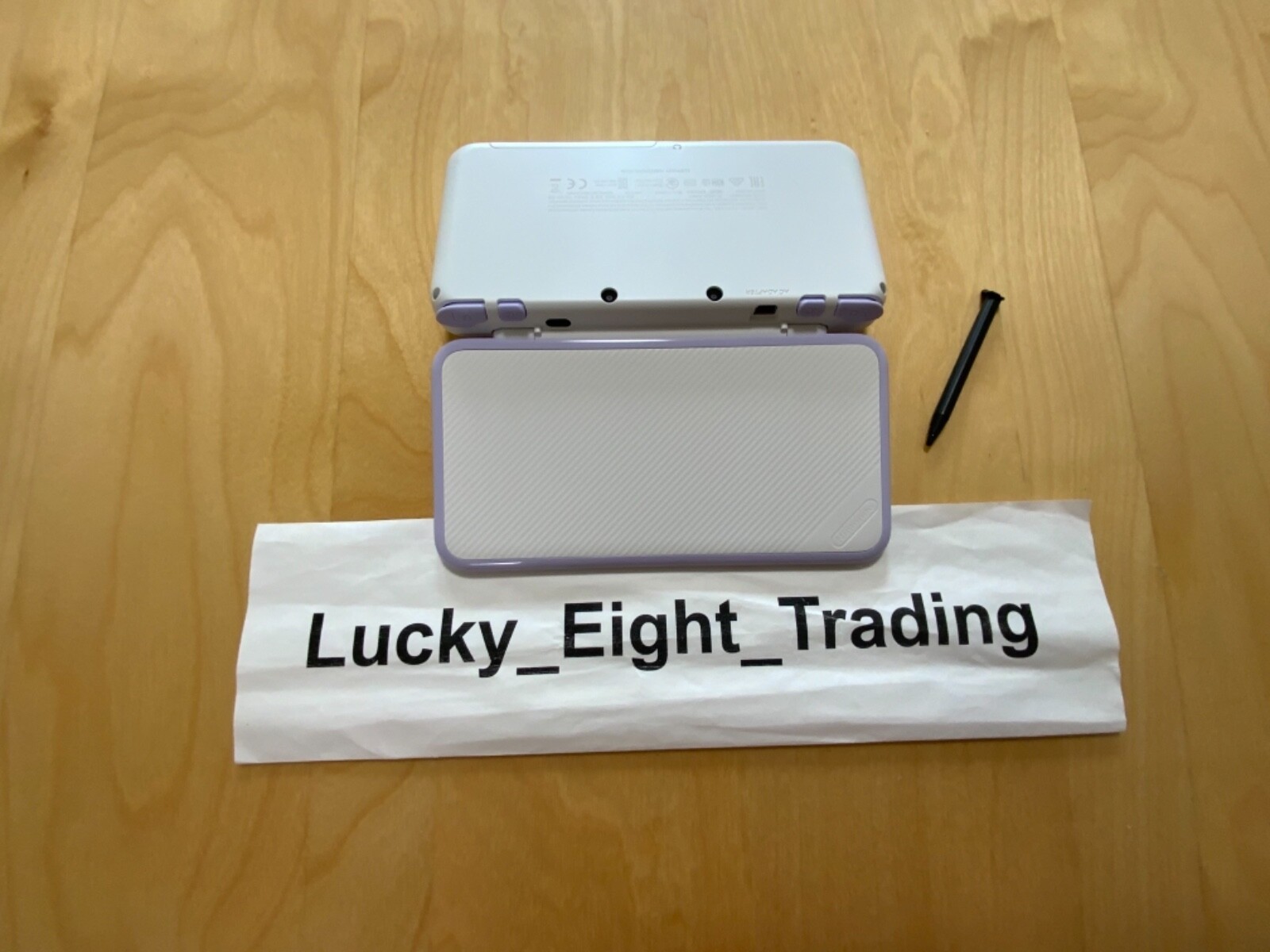 New Nintendo 2DS XL LL White Lavender Console Stylus Japan ver [H]