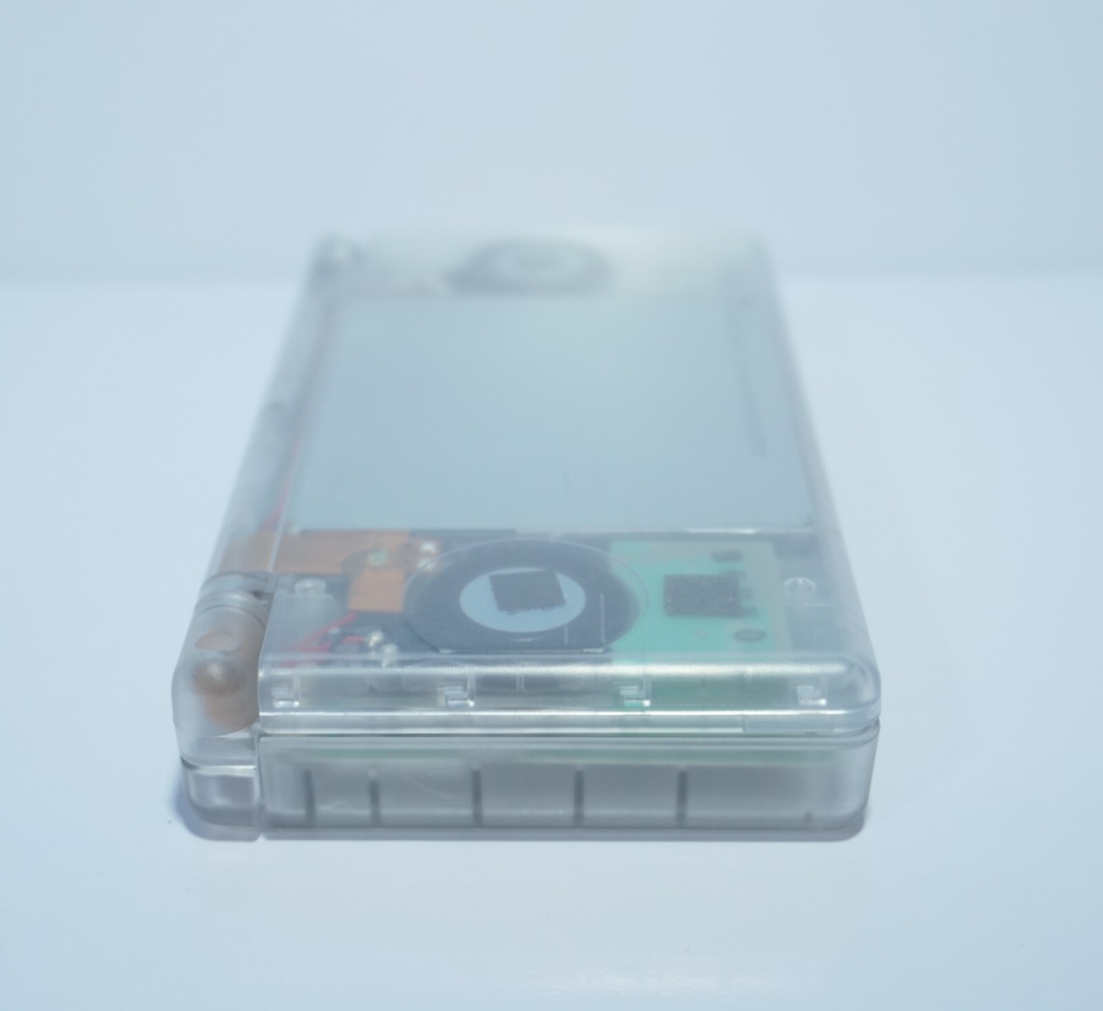 Nintendo DS Lite Transparent Clear / Black Buttons Handheld System with Charger