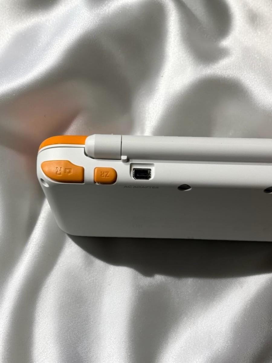 [EXC] New Nintendo 2DS XL LL White Orange Console Stylus Japanese ver w/Box
