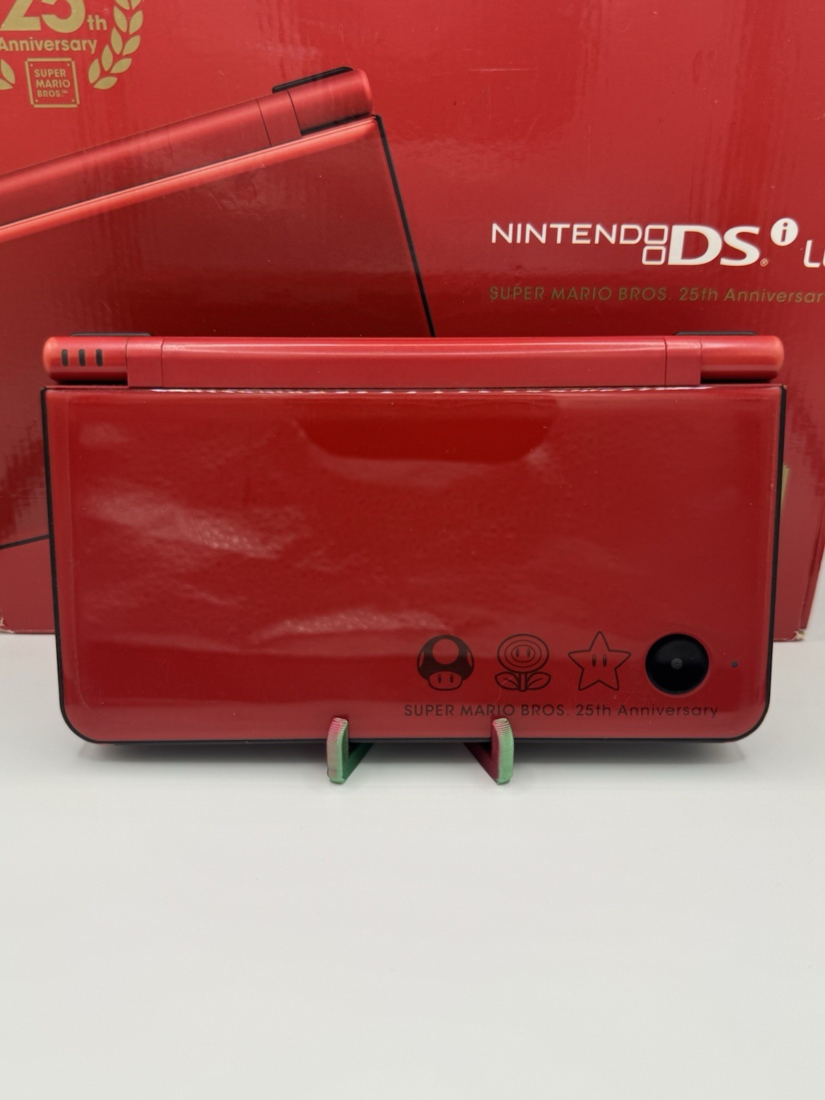 *US SELLER* Nintendo DSi XL/LL Red Super Mario Bros 25th Anniversary Editon CIB