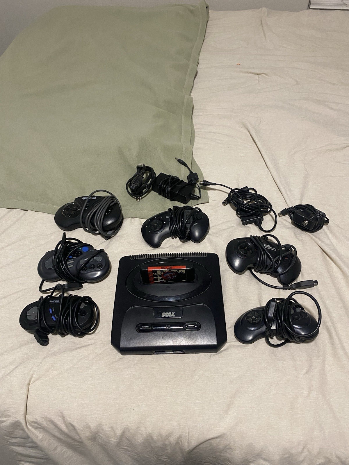 Sega Genesis Model 2 Console OEM Controller RFU AV to HDMI Cleaned Tested