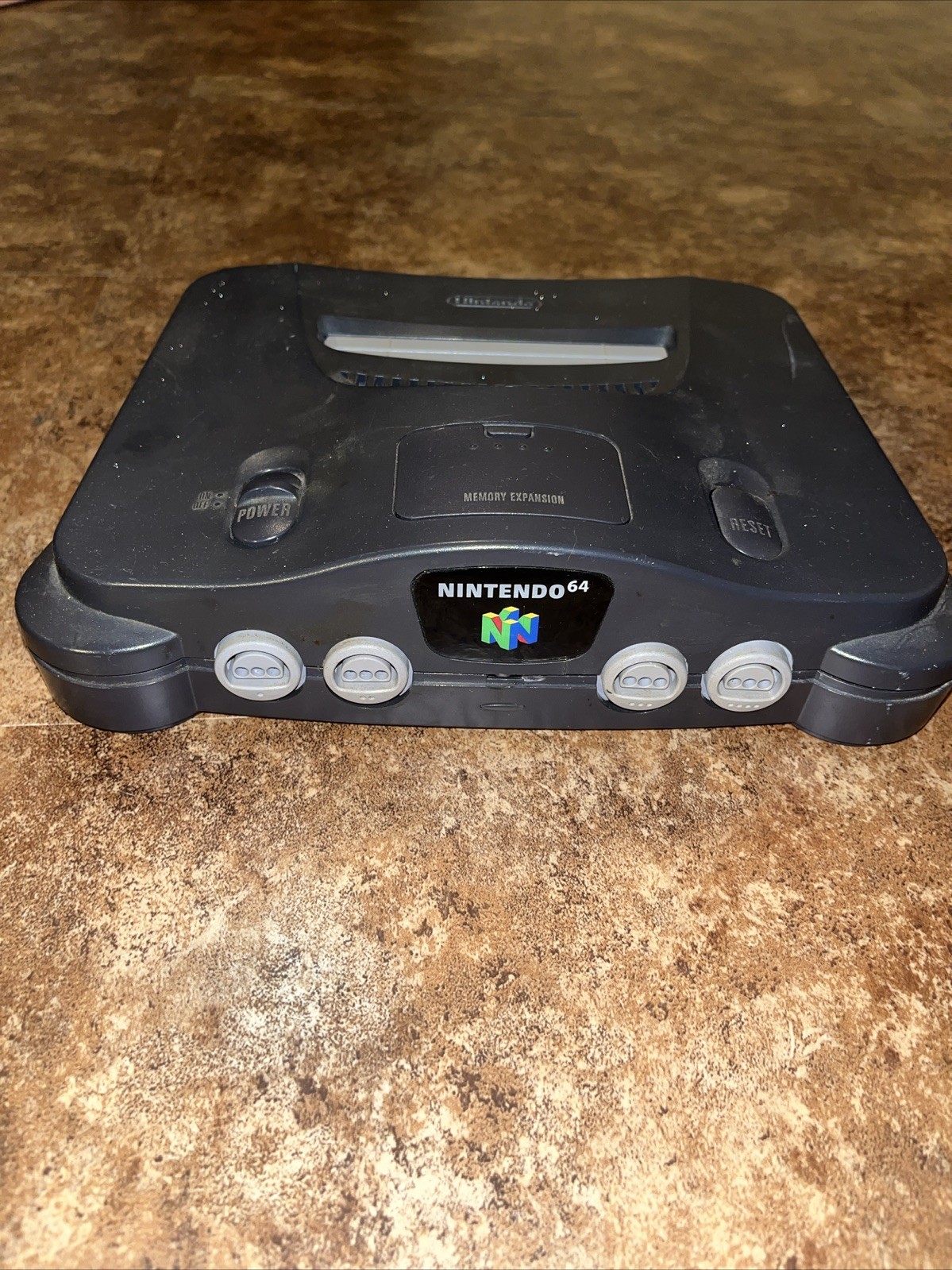 Nintendo 64 N64 Video Game Console Control Deck Only NUS-001 Powers On For Parts