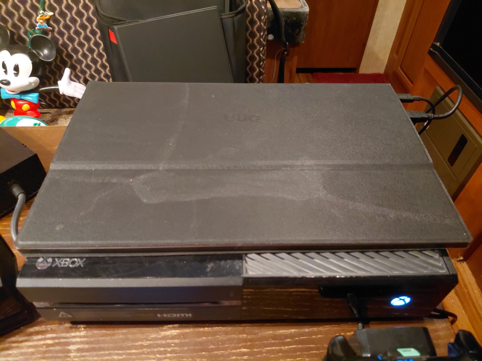 Xbox One Bundle with Portable Computer Monitor Used Tested Works Great