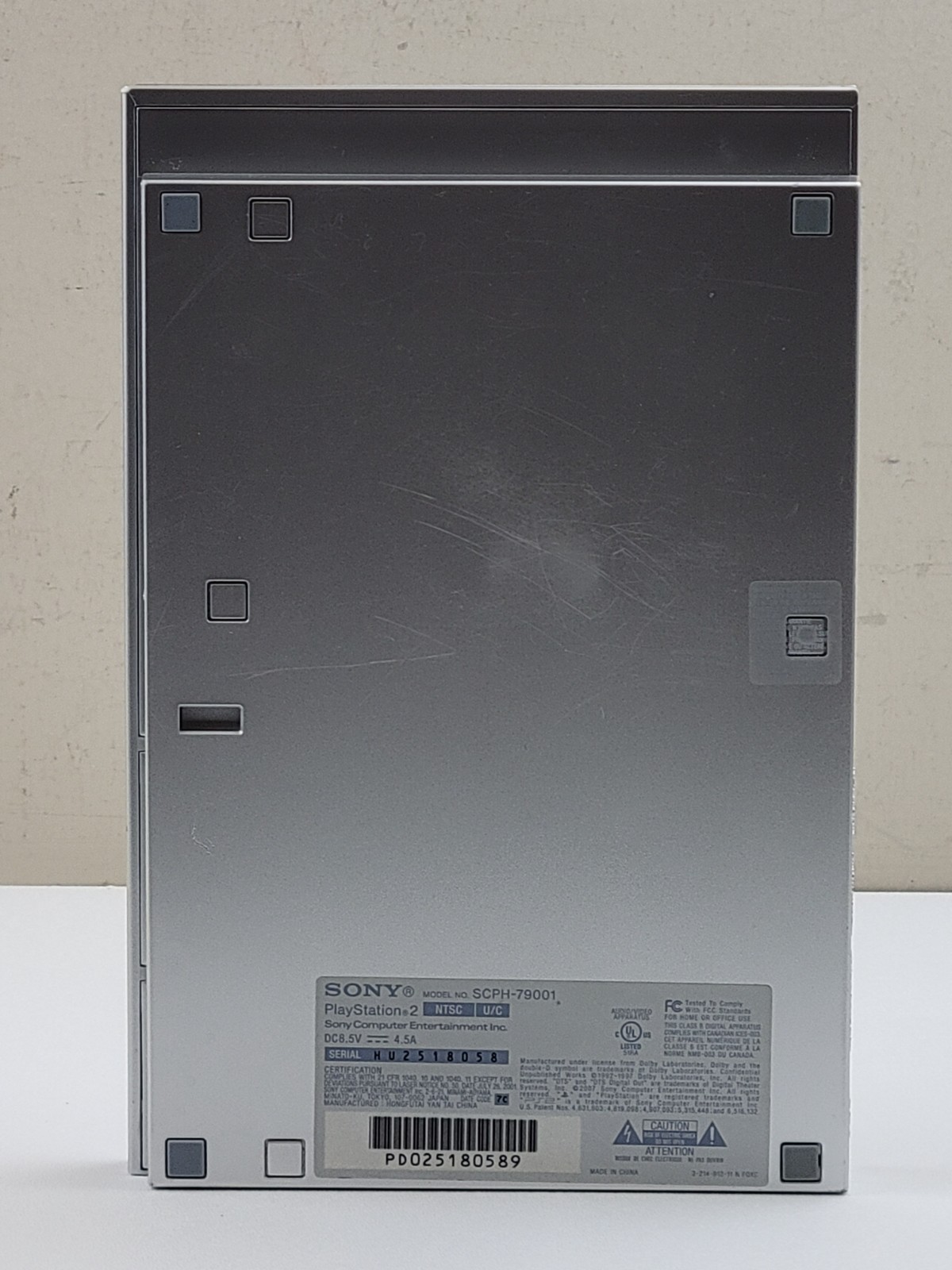 Sony PlayStation 2 PS2 Slim (SCPH-79001) – Silver – Console ONLY – SMALL ISSUE