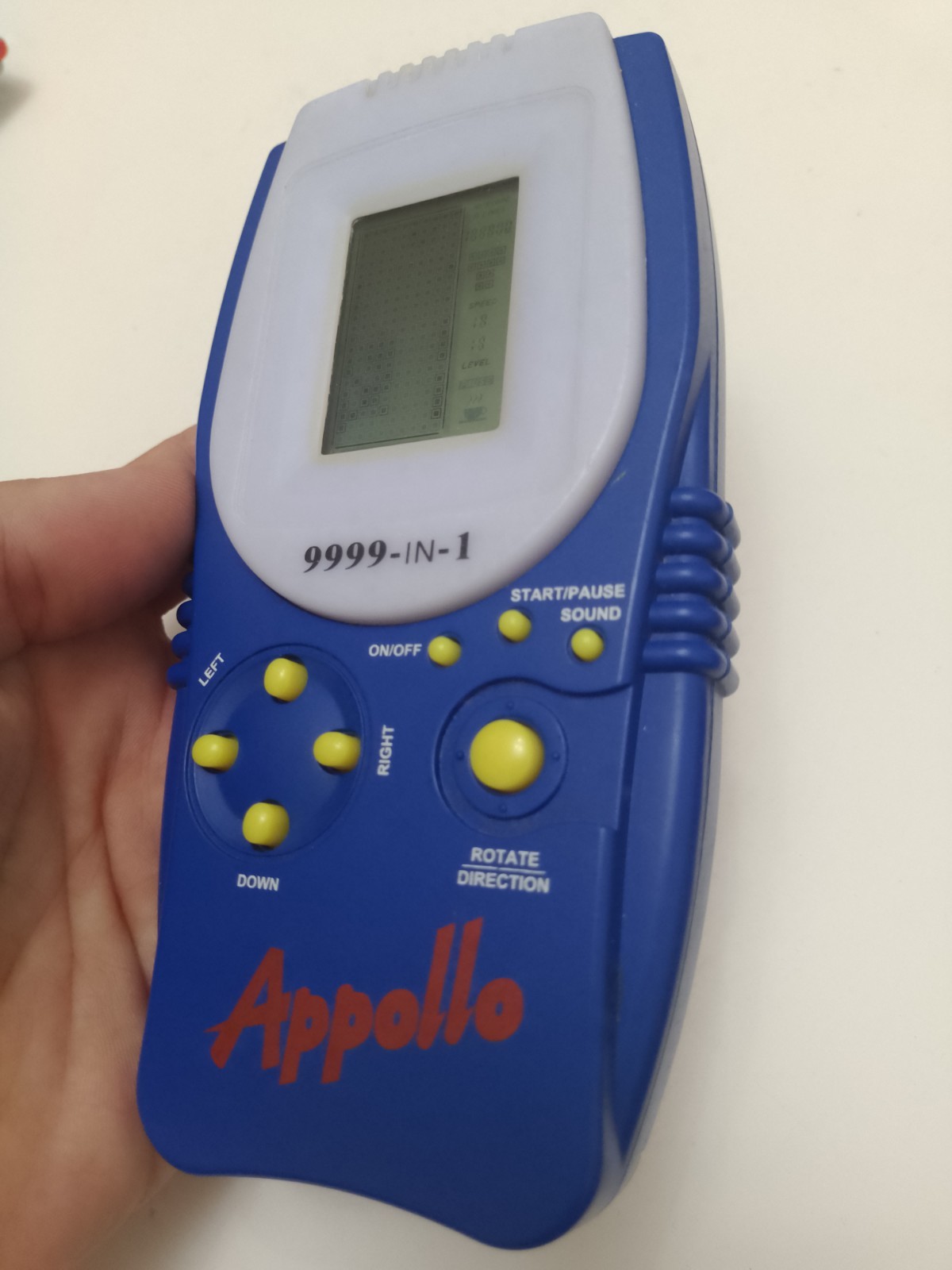 TESTED Apollo 9999in1 Brick Game Vintage 90’s Handheld Gaming Console retro blue
