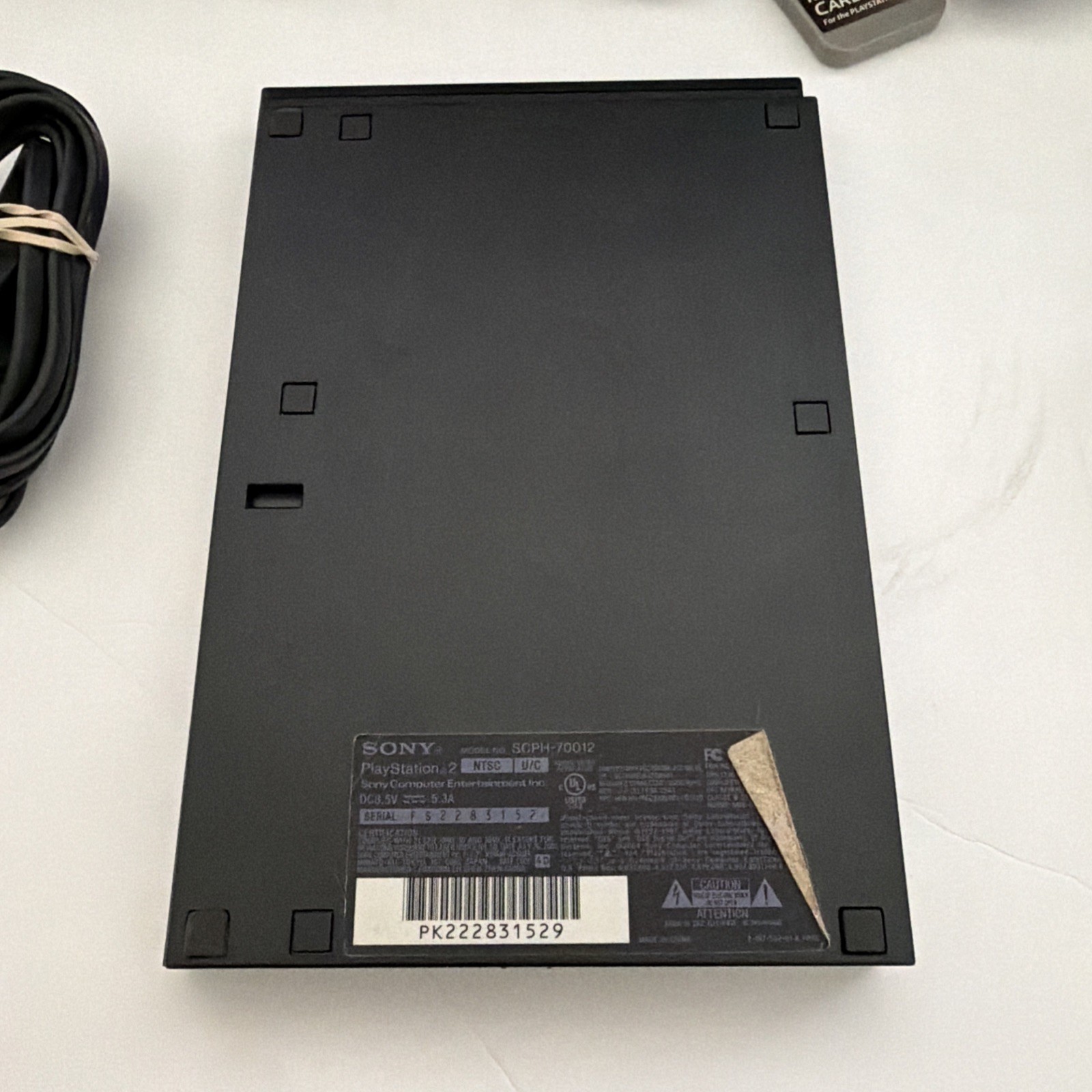 Sony PlayStation 2 PS2 Slim – SCPH-70012 – Console,controller & Cords – Tested