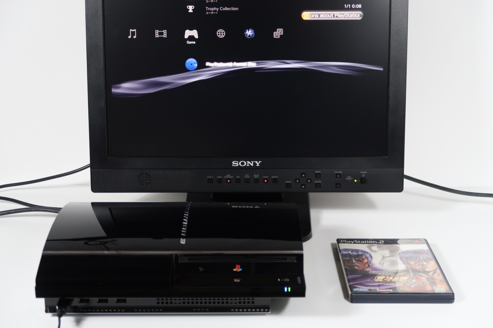 Excellent Sony PlayStation 3 PS3 CECHA00 60GB First Black Model Console W/Box