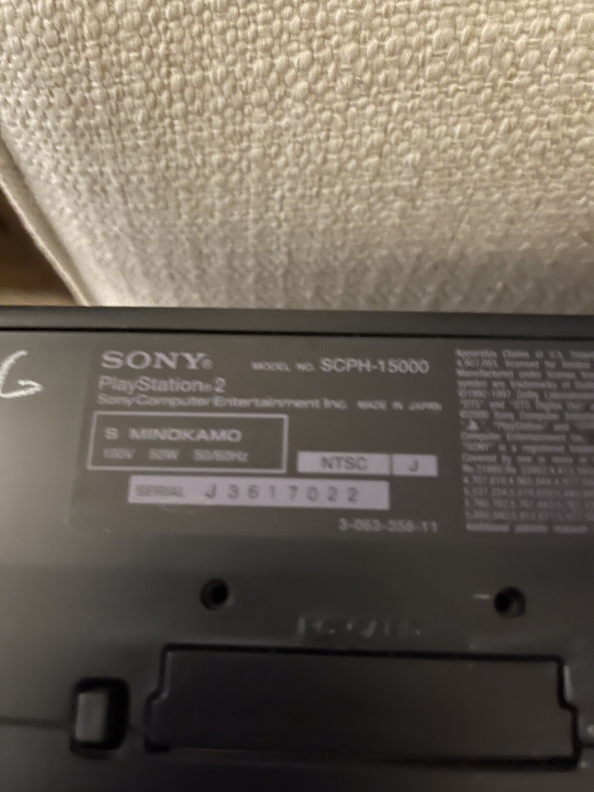 Sony PlayStation 2 Black Console (NTSC-J)