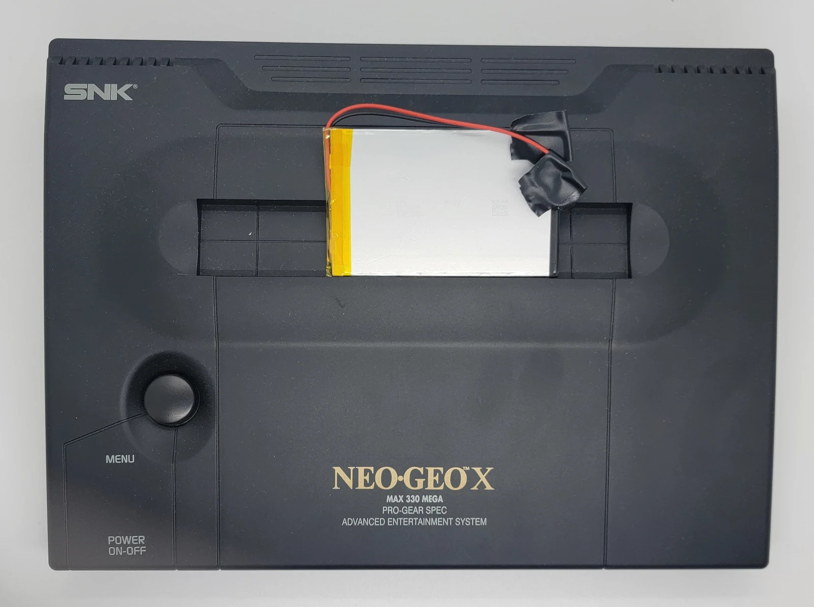 SNK Playmore Neo Geo X Gold Limited Edition Black Console Battery