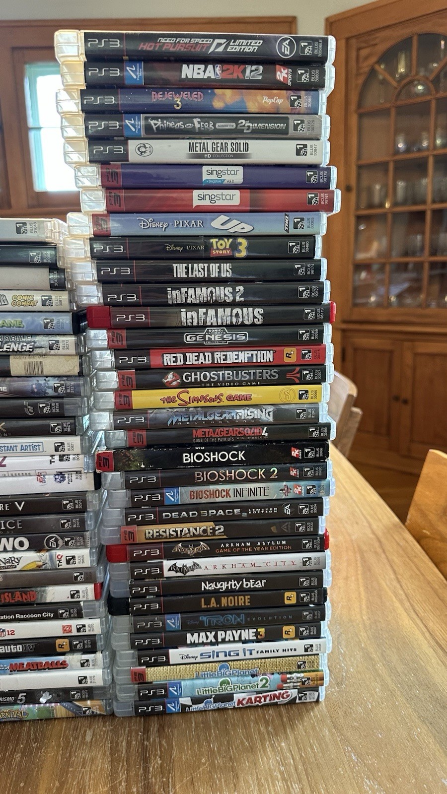 PlayStation 3 PS3 Bundle 2x Many Accessories 110 Games
