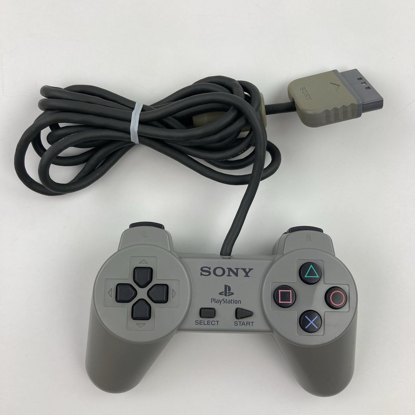 Sony PlayStation 1 PS1 Original Console Bundle Lot Controller, Cables & 5 Games