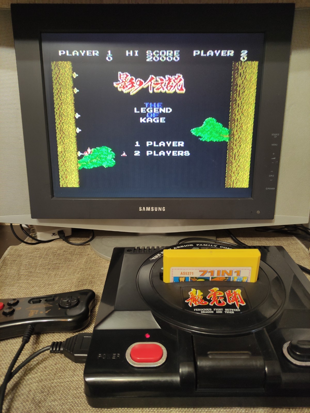 BT st warrior 8bit game console dendy