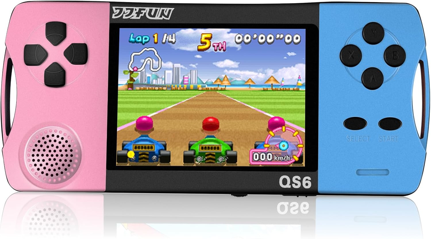 Handheld Game Console for Girls, 216 Retro Games Built-In, 3.5” HD IPS Screen,