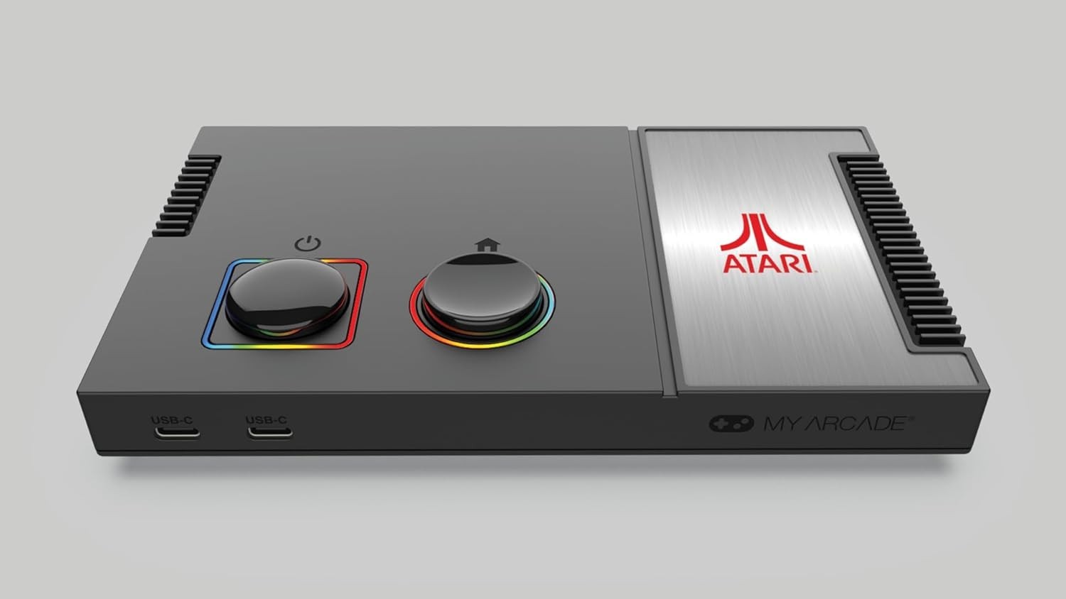 Atari Game Station Pro: Retro Video Game Console with 200+ Games, Wireless Jo…