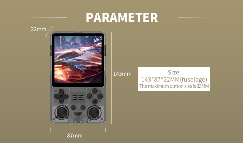 2025 New Upgraded RGB20SX Retro Handheld Game Console, 4 Inch Mini Video Game