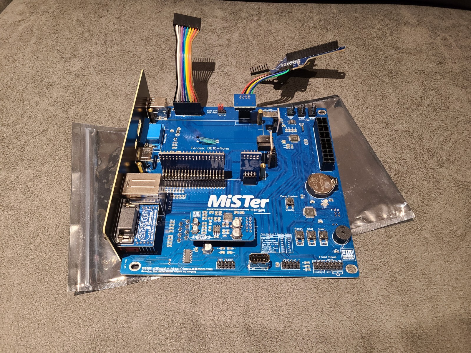 D3fmod Ironclad Plus Mister FPGA ITX I/O Board mt32pi Hat, Hi-fi SoundBlaster
