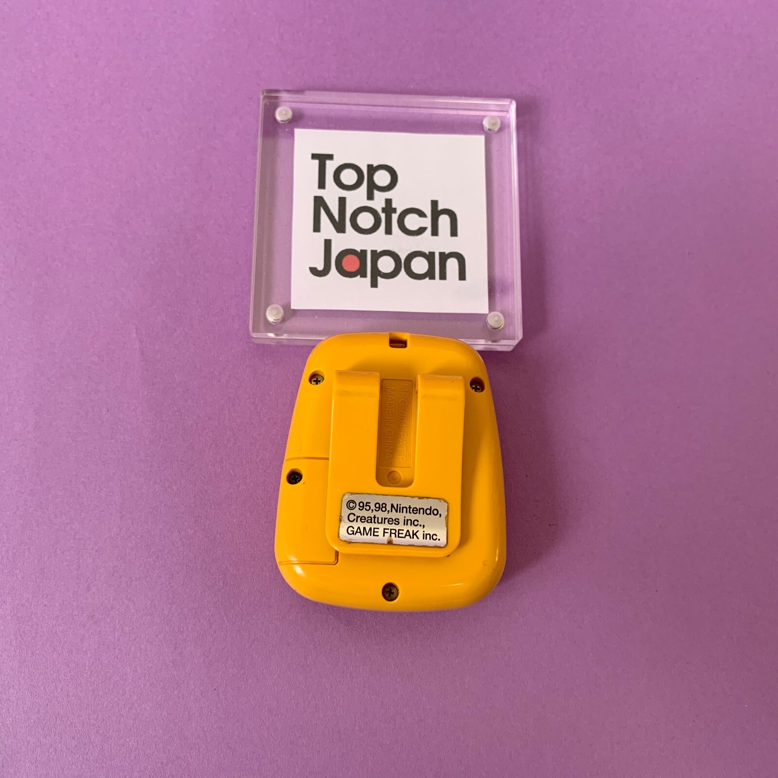 Nintendo Pocket Pikachu 1998 Pokemon Pedometer Virtual pet Tested Japan Used