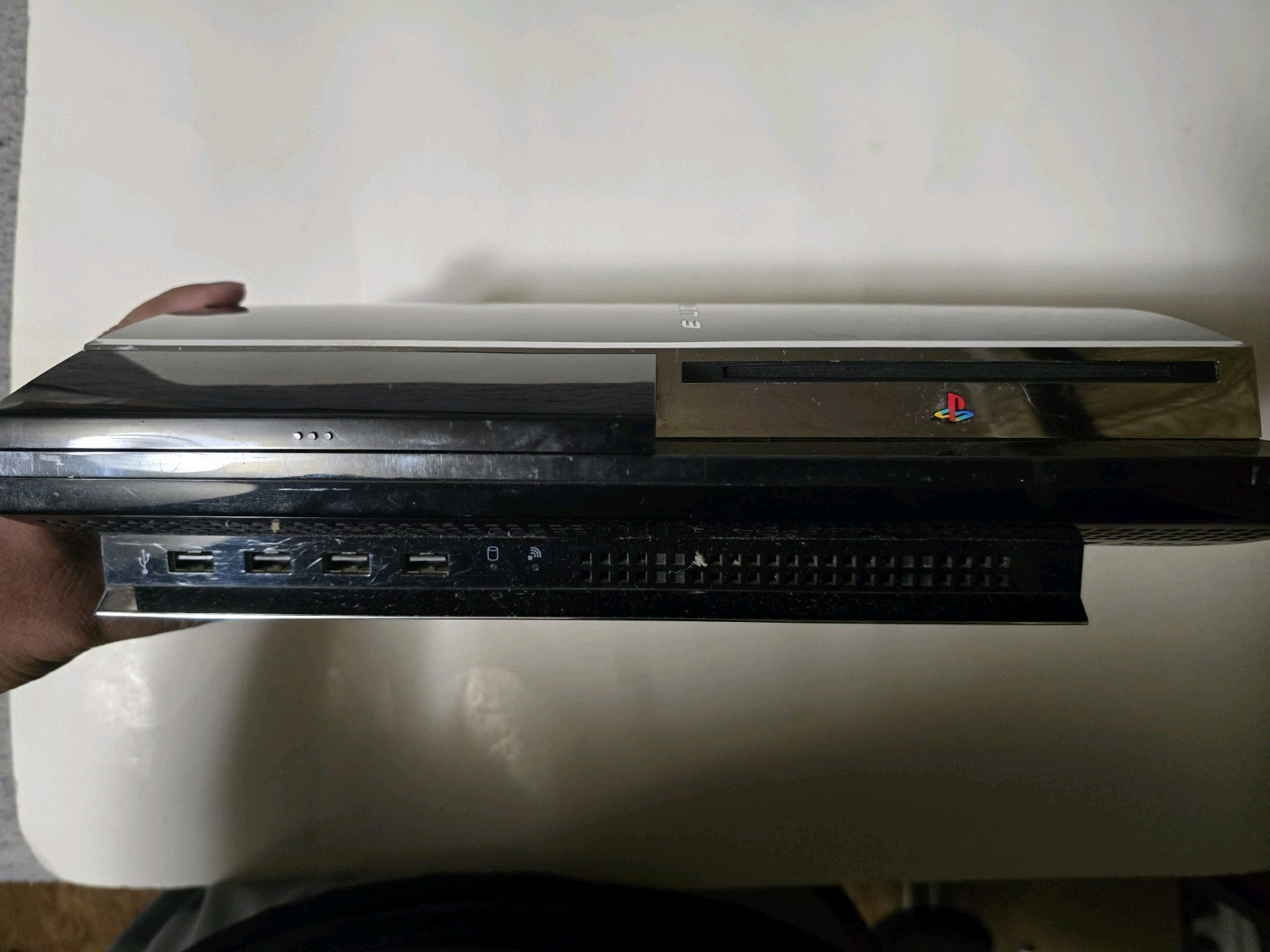 Sony PlayStation 3 80 GB Backwards Compatible PS3 CECHE01 2008 Read description