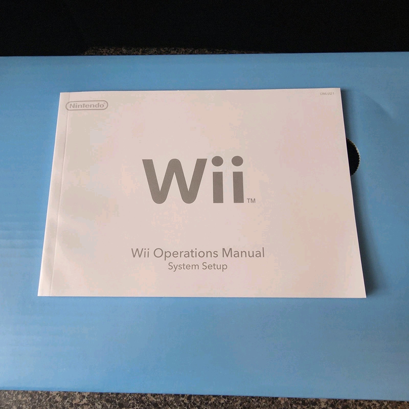 Nintendo Wii Sports Bundle BOX ONLY With Manuals Inserts Registration Card OEM