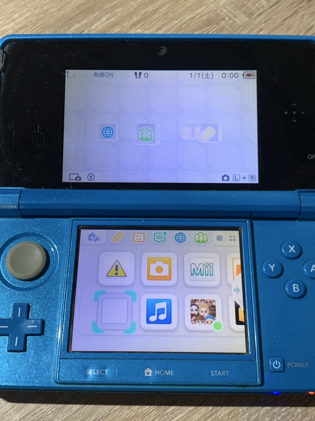 1457 Nintendo 3DS Light Blue Good TESTED